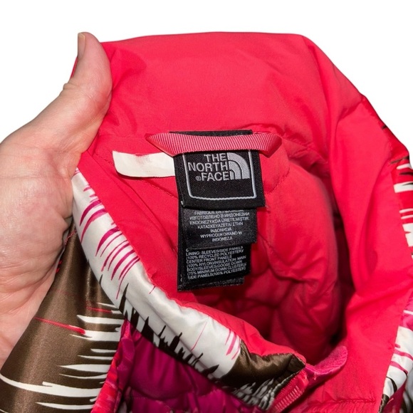 The North Face Girl's L Large (14-16) Quilted Puffer Jacket Down Filled Full Zip - Picture 9 of 10